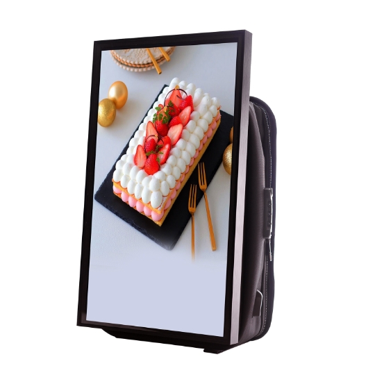 backpack digital signage